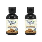 Now Foods Better Stevia Liquid Sweetener, English Toffee 2 fl oz (Pack of 2)