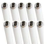 (Pack of 10) F17T8/741 17 watt 24" Straight T8 Medium Bi-Pin (G13) Base, 4,100K Cool White Octron Fluorescent Tube Light Bulb