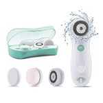 Facial Cleansing Brush, TOUCHBeauty 3 in 1 Waterproof Face Brush Exfoliating Brush Set, Facial Exfoliating Spa System for Gentle Cleansing and Deep Scrubbing AG-0759A