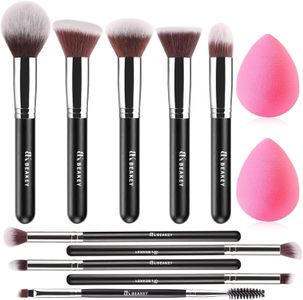 BEAKEY 12-Piece Makeup Brush Set – Soft Synthetic Bristles