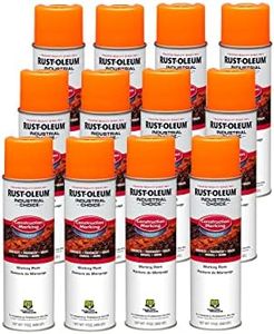 Rust-Oleum 264697 Industrial Choice M1400 System Construction Marking Paint, Fluorescent Orange