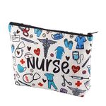 Nurse Makeup Bag Nurse Gift Nursing Bag Cardiac Nurse Gift Icu Nurse Gift Operating Room Nurse Bag Nurse Survival Kit ER Nurse Gift (Nurse Makeup Bag ca)