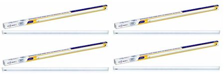 Wipro Garnet 22W LED Batten for Living Room & Bedroom | Bright & Energy Efficient Tubelight for Home | Cool Day Light (6500K) with 2400 lumen|4Feet, Pack of 4