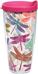 Tervis 1245295 Garden Party Tumbler with Wrap, 24 oz, Clear