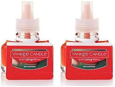 Yankee Candle Macintosh Scent Plug Refill Bottles 0.6 Oz (Pack of 2 Refills)