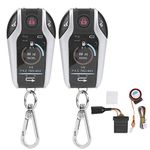 Yctze 2 Way Alarm System Universal ABS Motorcycle AntiTheft Remote Control for Security 12V With Remote Start For Most Motorcycle