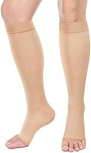 FOWLNEST Cotton Medical Compression Stockings for Varicose Veins |Class 2 stockings for men and women| Compression Socks | dvt stockings for women | Stockings for Men & Women | Varicose Vein Stockings -Knee Length-XL