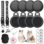 GPS Tracker Tag Android 4 Pack, for Google Find Hub App (Android ONLY), No Subscription/Monthly Fee Car Trackers Smart Tags for Vehicles, Pet Item Finder Tracking air tag for Cat Collar Dog Luggage