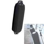 Boat Fender Cover - Docking Anchoring Supplies, 8.5" x 27" or 10" x 30", Black