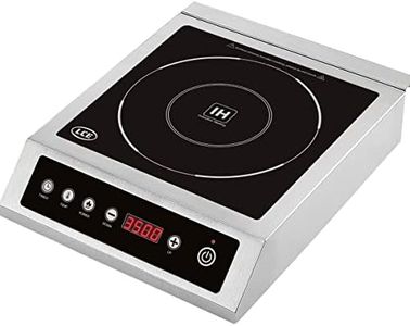 3500W Digital Electric Induction Cooktop Portable Glass Ceramic Top Hot Pot Steam Boat 15A plug