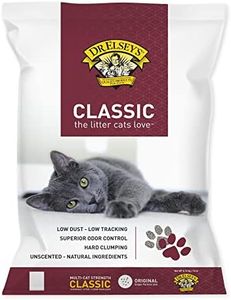 Dr. Elsey's Cat Litter - Unscented Cat Litter w/Natural Ingredients - Low Dust Superior Odor Control Cat Litter - Hard Clumping Moisture Absorbing Clay Multi Cat Litter (for Adult Cats - 18lbs)
