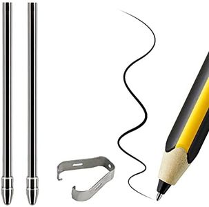 No Worn Out Fine Replacement Pencil Nibs Compatible with STAEDTLER Noris Digital Jumbo/Classic EMR Digital Pen Stylus, Titanium Alloy Ballpoint Tips fits for Noris EMR Pen,2 Pcs