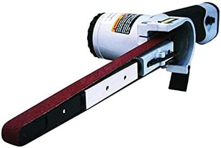 Astro Pneumatic Air Belt Sander | 1600 RPM Straight Handle Air Sander with Variable Speed Control for Spot Weld Removal | Non-Slip Grip Handle