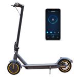 AOVOPRO Electric Scooter, 30 km Range, 350 W Motor, Electric Scooter Adult Folding 8.5 inches, Load 120 kg (AV01-Yellow)