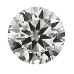 LETMEXC Real D Colorless Moissanite Loose Gemstone Lab Diamond VVS1 Clarity Round Brilliant Cut For Jewery Making With GRA Certificate (6.0)
