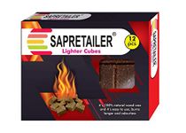 SAPRETAILER Fire Starter Cubes Lighter Blocks for Barbecue Charcoal Briquettes (Set of 2)