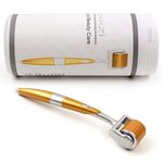 Micro Needle Titanium Derma Roller for Face Body Skin Care, Helps for Men's Beard Growth, Reduce Hair loss (0.75mm)