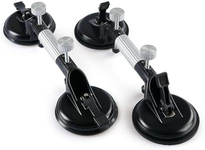 LOZLIN 2PCS Pro Countertop Alignment Clamps - Adjustable Vacuum Suction for Seamless Joints & Leveling on Granite, Marble & Stone Slabs - Heavy-Duty Installation Tools