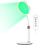 Sunlamlux Green Happy Lamp, Green Desk Happy Light with Timer Function and Adjustable 10 Brightness Levels for Office/Dorm Room/Apartment