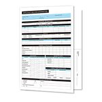 Employee Record Folders - Confidential, High-Capacity, and Durable - Preprinted Pack of 25