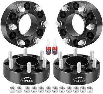 FLYCLE 6x135 to 6x5.5 Wheel Adapters for Chevy Sliverado 1500 Wheels on 2015-2025 F150 Vehicle, 1.5 inch 6x135 to 6x139.7mm Wheel Adapter with M14x1.5 Studs