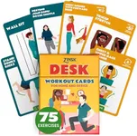 75 Desk Workout Cards - 25 Stretche