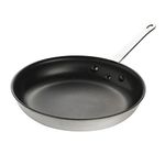 Browne Foodservice (5813830) 10-Inch Standard Weight Non-Stick Fry Pan, Silver