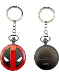 ACLIX Vintage Bronze Pocket-Watch Antique Style Metallic Key Chain & Key Rings for Gifting Man, Woman & Kids (Dead Pool)