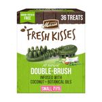 Merrick Fresh Kisses Coconut Oil + Botanicals Small Brush Dental Dog Treat - Value Box (36 ct)