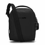 Pacsafe Unisex-Adult Metrosafe Ls100 3 Liter Anti Theft Crossbody/Shoulder Bag-Fits 7 Inch Tablet, Black, One Size