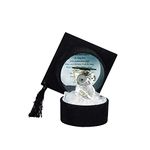 Congratulations Graduation Gift Box Ornaments With Crystal Glass Figurine and Memorable Poem, Perfect Present for University, College, and School Graduates. Special Packaging (Graduation Box Owl)