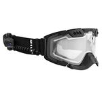 CKX Electric Backcountry 210° Goggles with Controlled Ventilation - Matte Black frame w/clear lens