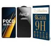 GlassVerse 9H Tempered Glass For Poco X6 Pro Cellphone(Pack Of 1)With Free Installation Kit. Full Screen Coverage-6.567 Inch