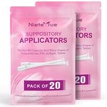 Disposable Vaginial Applicators Individually Wrapped Hygienic Fit to Size 00 Cap-sules and Many Shapes of Suppositories, Tablets Feminine Care Applicators from Nieteyrue (40 Packs)