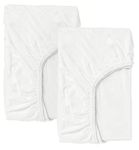 IKEA Fitted Sheet for cot, White, 60x120 cm (24x47)