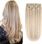 XDhair Blonde Clip in Hair Extensio