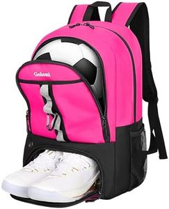 Goloni Youth Soccer Bag,Basketball Bag with Ball Compartment & Shoe Compartment,Backpack for Football Volleyball Basketball