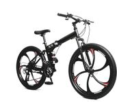 Boop Mtb Unisex Bikes Mtb Foldable Dual Bicycle 26Inches Wheel 21 Speed Gears Cycles For Unisex Adults(White)