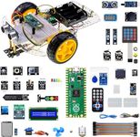 REES52 Kits for Raspberry Pi Pico, Sensor Advanced Kit for Programming, Pi Pico Micropython 32 Projects Lessons and 32 Modules with for Programmer