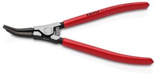 Knipex Special retaining ring pliers for retaining rings on shafts burnished, plastic coated 200 mm 45 21 200