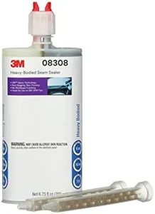 3M Heavy-Bodied Seam Sealer, 08308, Two-Part, Self-Mixing, Automotive Epoxy, 200 ml/6.75 fl oz Cartridge , Black