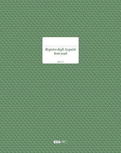 EDIPRO - E2117 - Registro acquisti beni usati 23 pagine numerate f.to 31x24,5