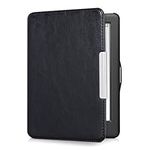 kwmobile Case Compatible with Kobo Glo HD/Touch 2.0 Case - Cover for eReader with Magnetic Closure - Black