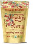 Foothills Naturals Organic Hawthorn Berries Whole - 1 Pound (454 g)