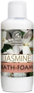 Mousse de Bain Jasmin 1000ml - Mousse de Bain avec de Huile Essentielle de Jasmin - Soin du Corps - Beauté - Bain - Détente - Aromathérapie - Spa - Bains Moussants - Bath foam Jasmine