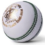 Zipper Junior Cricket Ball, Hand-Stitched Leather Youth Cricket Balls 4.75oz Weight