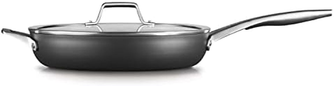 Calphalon Premier Hard-Anodized Nonstick 12-Inch Frying Pan with Lid