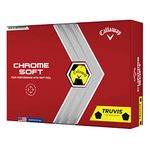 Callaway Golf Chrome Soft Golf Balls (2022 edition), Truvis Yellow