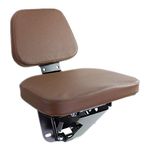 E-AL173569 Brown Vinyl "Buddy Seat" for John Deere 6105M, 6110M, 6115M, 6120M, 6125M, 6130M, 6140J, 6140M, 6145M, 6150M, 6155J, 6155M, 6170M, 6175M, 6195M, 6230, 6330, 6405, 6420, 6430, 6605, 7130, 7210, 7220, 7230, 7320, 7330, 7410, 7420, 7510, 7520, 7600, 7610, 7700, 7710, 7800, 7810, 7430 , 7530