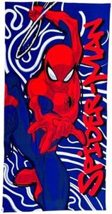 CARTOON Toalla de playa Spiderman Marvel 140x70 cm toalla microfibra niños piscina playa